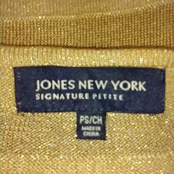 JONES NEW YORK GOLD KNIT COWL - Picture 7 of 7